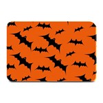 Halloween-card-with-bats-flying-pattern Plate Mats 18 x12  Plate Mat