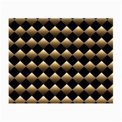 Golden Chess Board Background Small Glasses Cloth (2 Sides) by pakminggu