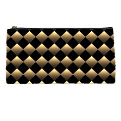 Golden Chess Board Background Pencil Case by pakminggu