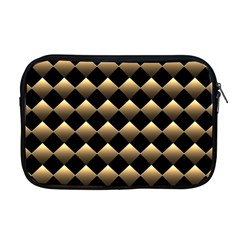 Golden Chess Board Background Apple Macbook Pro 17  Zipper Case