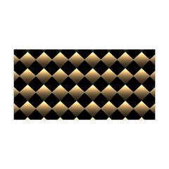 Golden Chess Board Background Yoga Headband