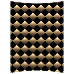 Golden Chess Board Background Back Support Cushion by pakminggu