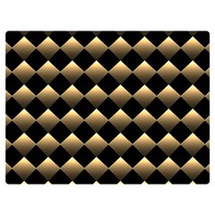 Golden Chess Board Background Two Sides Premium Plush Fleece Blanket (extra Small)