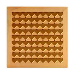 Golden Chess Board Background Wood Photo Frame Cube by pakminggu