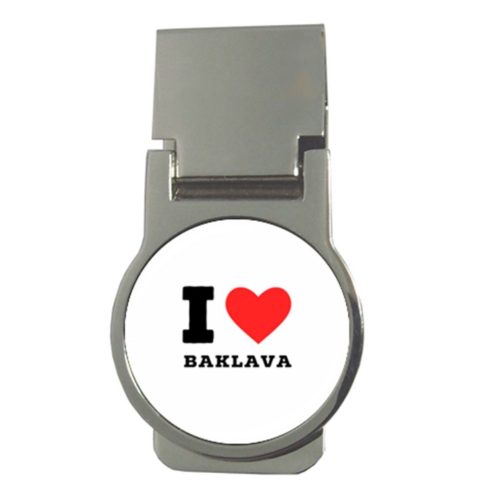 I love baklava Money Clips (Round) 