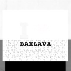 I Love Baklava Rectangular Jigsaw Puzzl by ilovewhateva