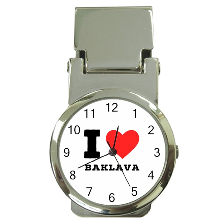 I love baklava Money Clip Watches