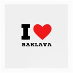 I love baklava Medium Glasses Cloth (2 Sides) Back