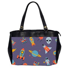 Space-seamless-pattern Oversize Office Handbag (2 Sides) by Salman4z