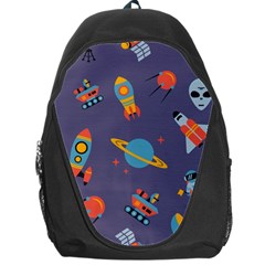 Space-seamless-pattern Backpack Bag by Salman4z