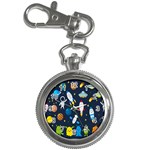 Big-set-cute-astronauts-space-planets-stars-aliens-rockets-ufo-constellations-satellite-moon-rover-v Key Chain Watches Front