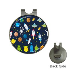 Big-set-cute-astronauts-space-planets-stars-aliens-rockets-ufo-constellations-satellite-moon-rover-v Hat Clips With Golf Markers by Salman4z