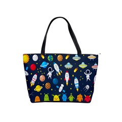 Big-set-cute-astronauts-space-planets-stars-aliens-rockets-ufo-constellations-satellite-moon-rover-v Classic Shoulder Handbag by Salman4z