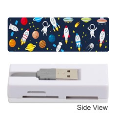 Big-set-cute-astronauts-space-planets-stars-aliens-rockets-ufo-constellations-satellite-moon-rover-v Memory Card Reader (stick) by Salman4z