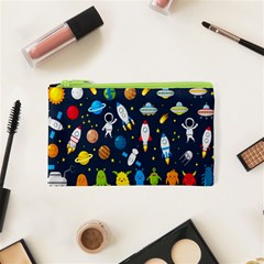 Big-set-cute-astronauts-space-planets-stars-aliens-rockets-ufo-constellations-satellite-moon-rover-v Cosmetic Bag (xs) by Salman4z