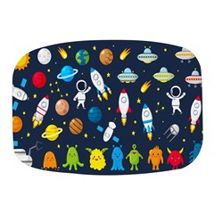 Big-set-cute-astronauts-space-planets-stars-aliens-rockets-ufo-constellations-satellite-moon-rover-v Mini Square Pill Box by Salman4z