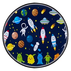 Big-set-cute-astronauts-space-planets-stars-aliens-rockets-ufo-constellations-satellite-moon-rover-v Wireless Fast Charger(black) by Salman4z