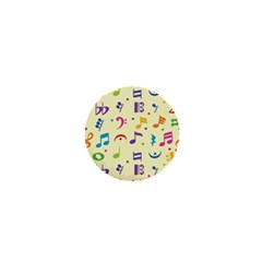 Seamless-pattern-musical-note-doodle-symbol 1  Mini Magnets by Salman4z