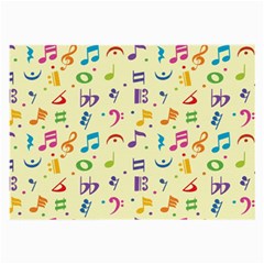 Seamless-pattern-musical-note-doodle-symbol Large Glasses Cloth by Salman4z