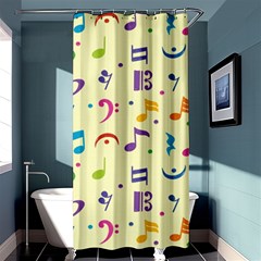 Seamless-pattern-musical-note-doodle-symbol Shower Curtain 36  X 72  (stall)  by Salman4z