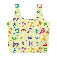 Seamless-pattern-musical-note-doodle-symbol Full Print Recycle Bag (l) by Salman4z