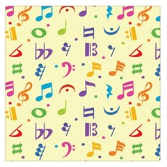 Seamless-pattern-musical-note-doodle-symbol Square Satin Scarf (36  X 36 ) by Salman4z