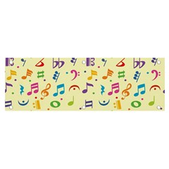 Seamless-pattern-musical-note-doodle-symbol Banner And Sign 6  X 2  by Salman4z