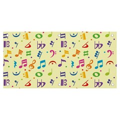 Seamless-pattern-musical-note-doodle-symbol Banner And Sign 6  X 3  by Salman4z