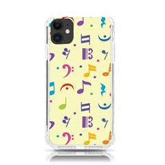 Seamless-pattern-musical-note-doodle-symbol Iphone 11 Tpu Uv Print Case by Salman4z