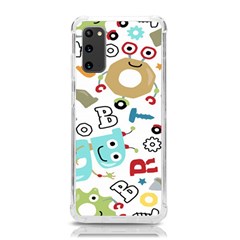 Seamless-pattern-vector-with-funny-robots-cartoon Samsung Galaxy S20 6 2 Inch Tpu Uv Case by Salman4z