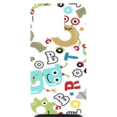 Seamless-pattern-vector-with-funny-robots-cartoon Iphone 14 Pro Black Uv Print Case