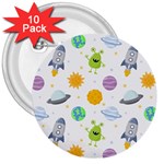 Seamless-pattern-cartoon-space-planets-isolated-white-background 3  Buttons (10 pack)  Front