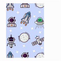 Seamless-pattern-with-space-theme Small Garden Flag (two Sides) by Salman4z