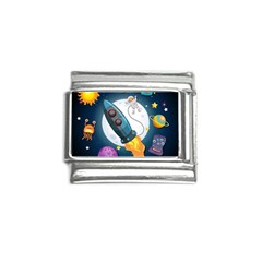 Spaceship-astronaut-space Italian Charm (9mm) by Salman4z