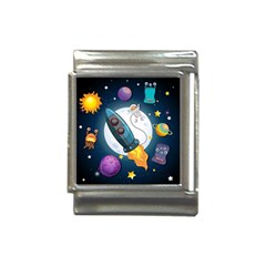 Spaceship-astronaut-space Italian Charm (13mm) by Salman4z