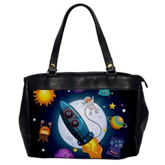 Spaceship-astronaut-space Oversize Office Handbag by Salman4z