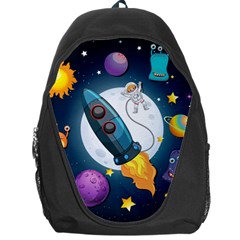 Spaceship-astronaut-space Backpack Bag by Salman4z