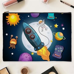 Spaceship-astronaut-space Cosmetic Bag (xxxl) by Salman4z