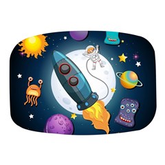 Spaceship-astronaut-space Mini Square Pill Box by Salman4z