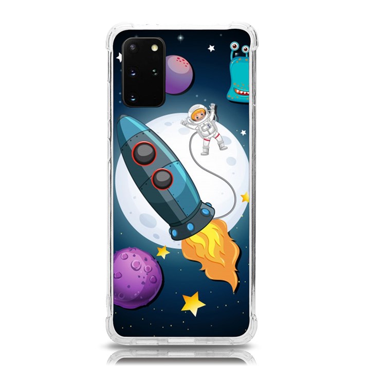 Spaceship-astronaut-space Samsung Galaxy S20Plus 6.7 Inch TPU UV Case