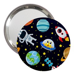 Space-seamless-pattern   - 3  Handbag Mirrors by Salman4z