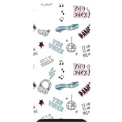 Music-themed-doodle-seamless-background Iphone 14 Plus Black Uv Print Case