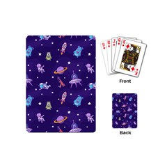 Space-seamless-pattern Playing Cards Single Design (Mini)