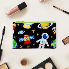 Space Seamless Pattern Cosmetic Bag (xs) by Salman4z