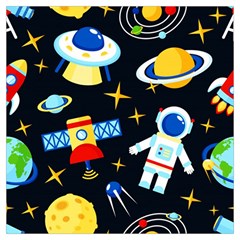 Space Seamless Pattern Lightweight Scarf  by Salman4z