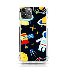 Space Seamless Pattern Iphone 11 Pro 5 8 Inch Tpu Uv Print Case by Salman4z