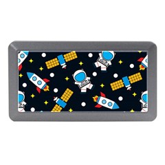 Seamless-adventure-space-vector-pattern-background Memory Card Reader (mini) by Salman4z