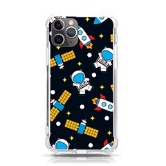 Seamless-adventure-space-vector-pattern-background Iphone 11 Pro 5 8 Inch Tpu Uv Print Case by Salman4z