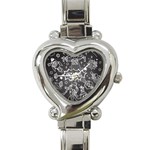 Vector-flat-space-design-background-with-text Heart Italian Charm Watch Front