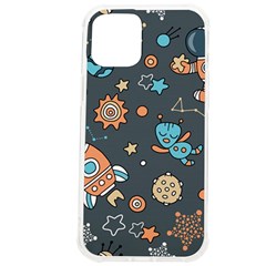 Space-seamless-pattern Iphone 12 Pro Max Tpu Uv Print Case by Salman4z